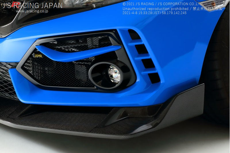 J&#39;S RACING FK8 Front Sports Garnish