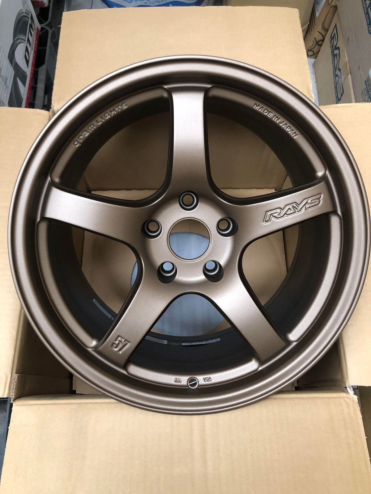 RAYS 57CR 17X9 +22 5/114.3 Matte Bronze (Z1P) - On The Run Motorsports