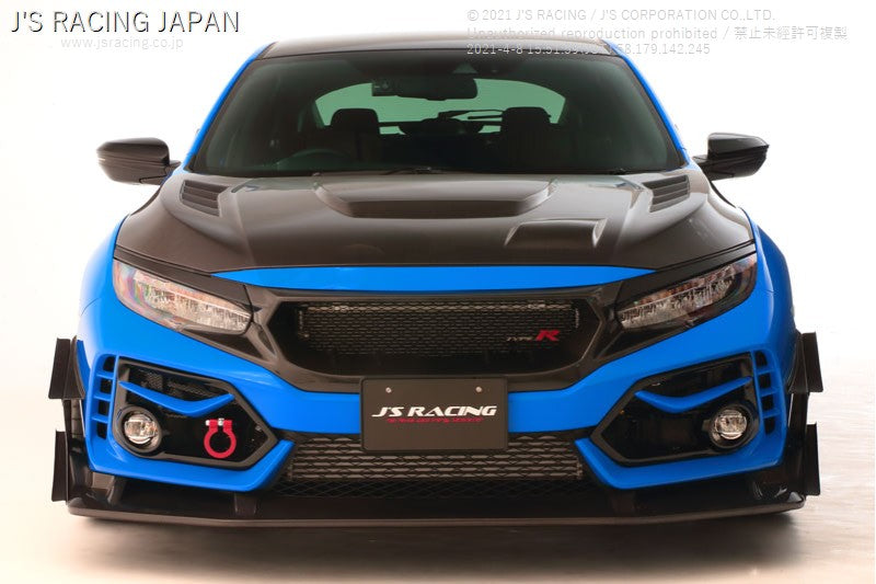 J&#39;S RACING FK8 Front Sports Garnish