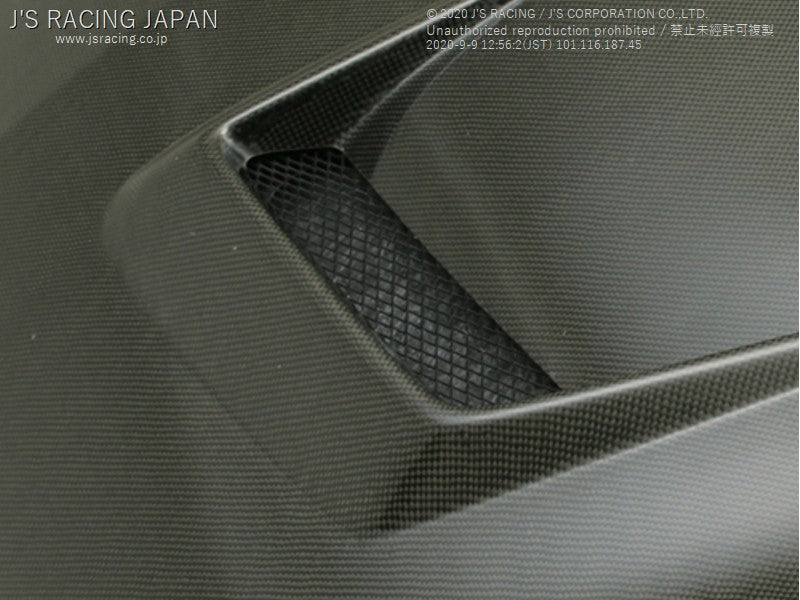 J'S RACING Aluminum net for DC5 hood - On The Run Motorsports