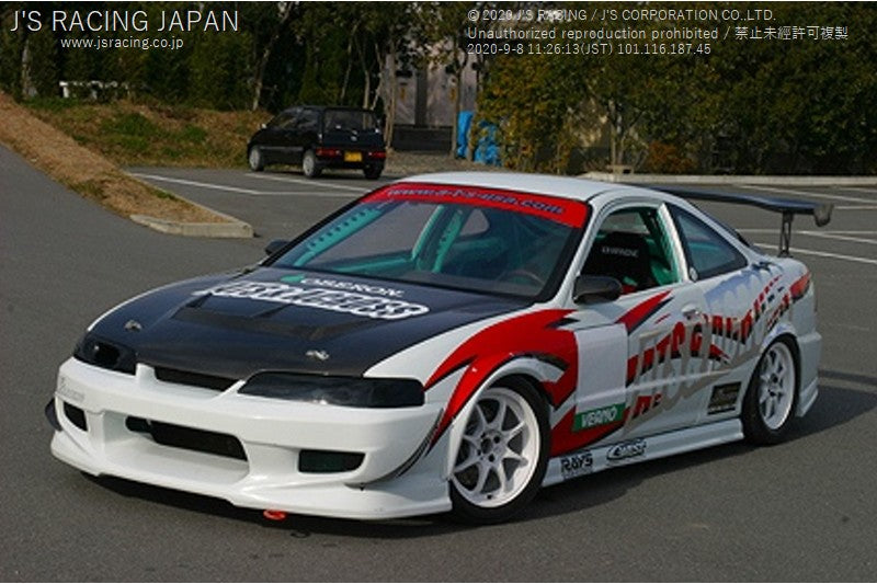 J&#39;S RACING DC2 Street ver. Aero hood CFRP/FRP - On The Run Motorsports