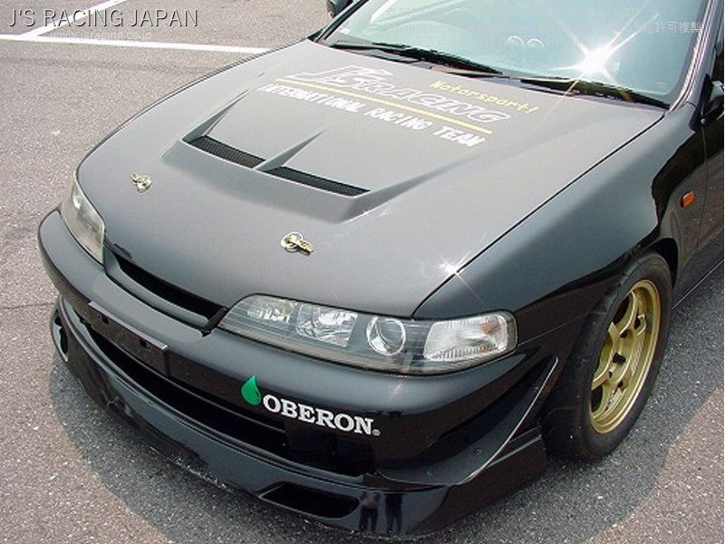 J&#39;S RACING DC2 Street ver. Aero hood FRP/FRP - On The Run Motorsports