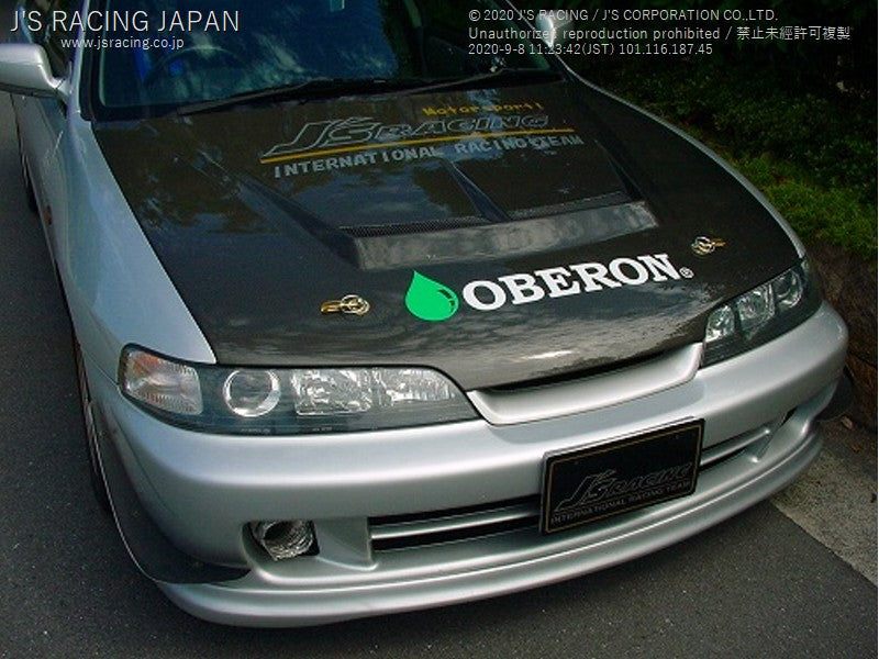 J&#39;S RACING DC2 Street ver. Aero hood FRP/FRP - On The Run Motorsports