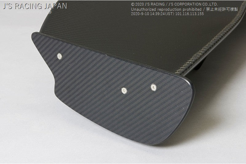 J&#39;S RACING 3D GT wing type 1 wet carbon - On The Run Motorsports