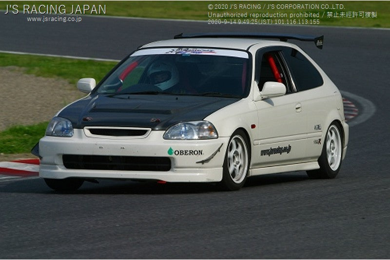 J&#39;S RACING EK9 CFRP canard - On The Run Motorsports