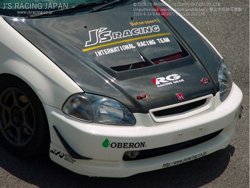 J&#39;S RACING EK9 CFRP canard - On The Run Motorsports