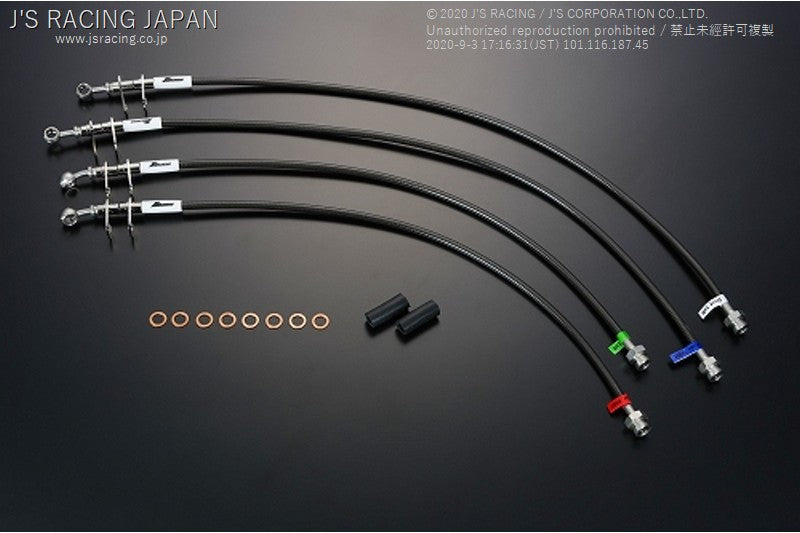 J&#39;S RACING FK8 Brake Line (Steel) - On The Run Motorsports