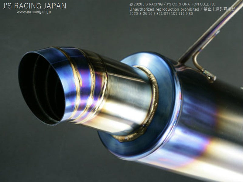 J&#39;S RACING EK9 Titanium Exhaust FX-PRO 60RS - On The Run Motorsports