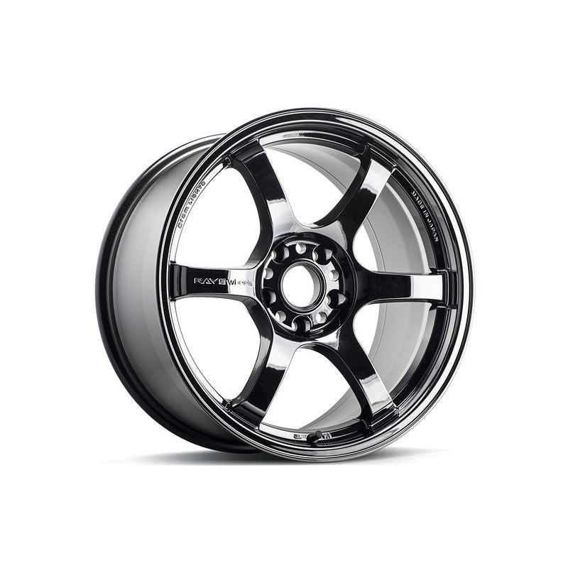 Rays Gram Lights - 57DR Wheel - 18x9.5 +38 5x114.3 - Black Chrome (BC)